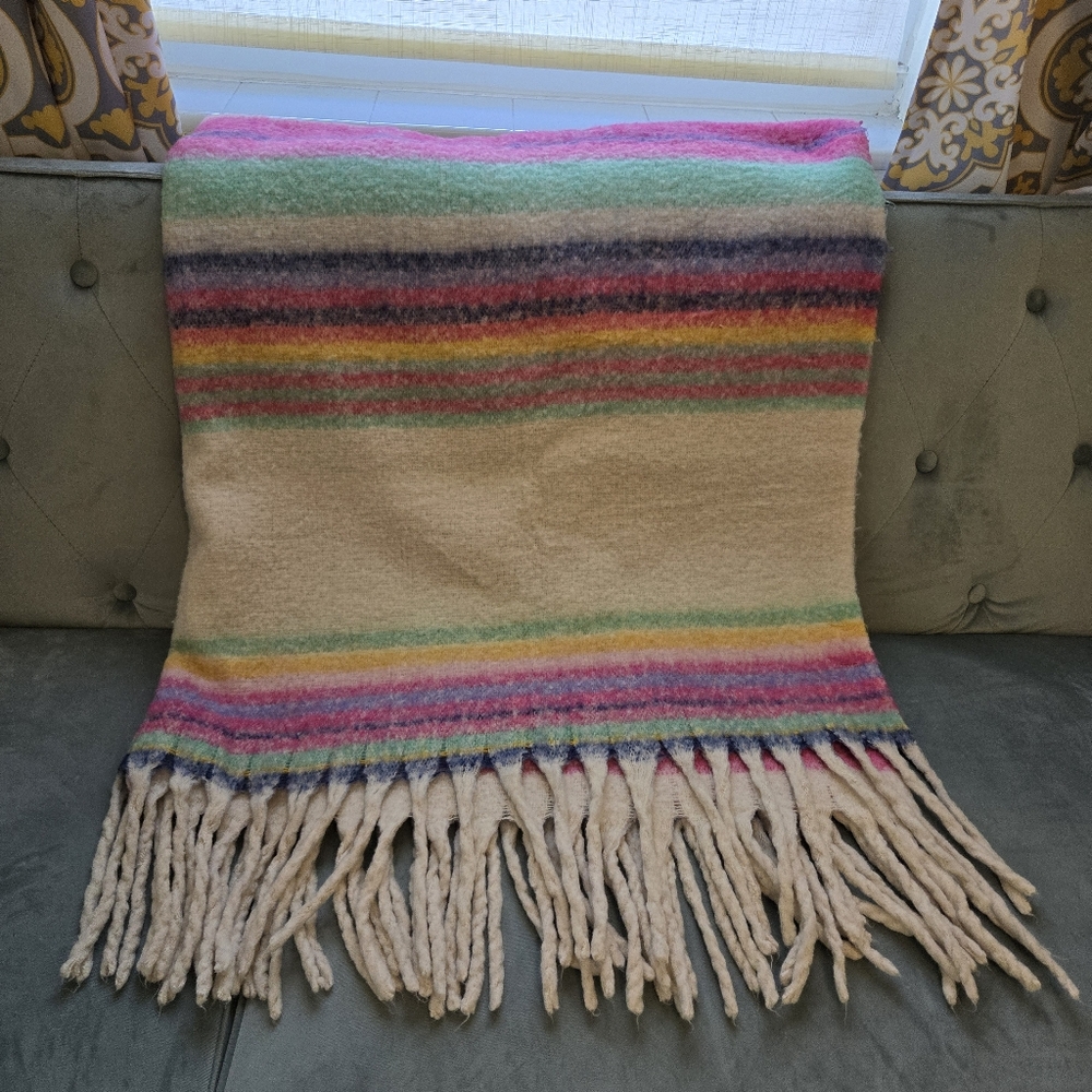 Free People Fringe Throw Blanket - Picture 3 of 11